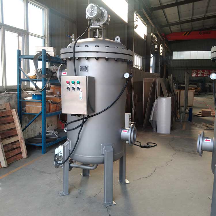 華豫生產(chǎn)供應(yīng)全自動(dòng)自清洗過(guò)濾器DN150 內(nèi)置T型絲濾芯、不銹鋼刷