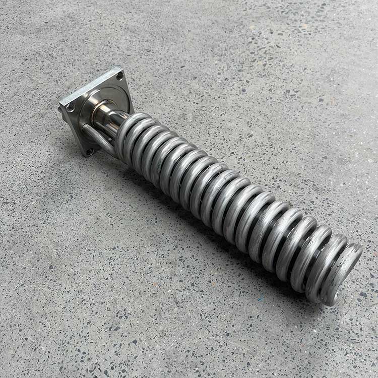 華豫供應(yīng)JY8-1冷卻器單盤(pán)管 電廠取樣流體降溫